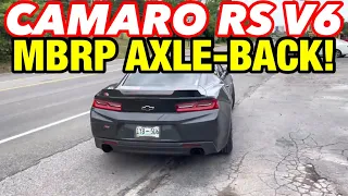 2017 Chevy Camaro RS V6 DUAL EXHAUST w/  MBRP AXLE BACK!