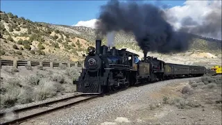 Nevada Northern Railroad 40 and 93 Doubleheader