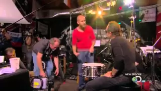 Lars Ulrich drums in slow motion.