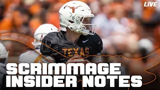 Saturday Longhorns Scrimmage Insider Notes | Texas Football Practice Update