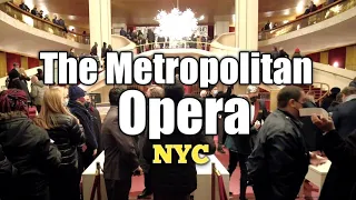 The Metropolitan Opera House Lobby at Lincoln Center (Walking Tour 4K NYC)🇺🇸