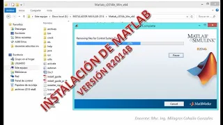 Instalacion de Matlab R2014B