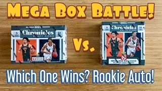 2021 Panini Chronicles Draft Picks Basketball Mega Box Battle - Target vs Walmart! Which One Wins??