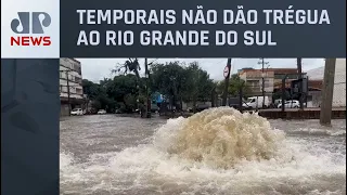 Porto Alegre volta a registrar alagamentos após fortes chuvas nesta quinta (23)