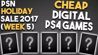 8 Great & Cheap Digital PS4 Games Right Now! (Playstation 4 HOLIDAY SALE Deals Week 5)
