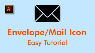 How To Make a vector Envelope/Mail Icon In Adobe illustrator