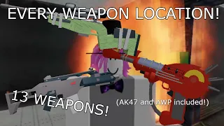 [Roblox] Survive And Kill The Killers In Area 51 All 13 Weapons Locations! 2021