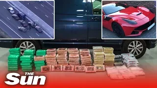 UK's biggest ever COKE bust | M6 motorway drugs raid