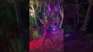 Красивая Девушка Отжигает Вечером, На Дискотеке На БалиThe Beautiful Girl Dances On Bali,11(2022)