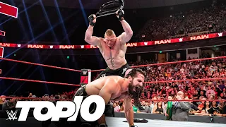 Brock Lesnar using weapons: WWE Top 10, Oct. 17, 2021