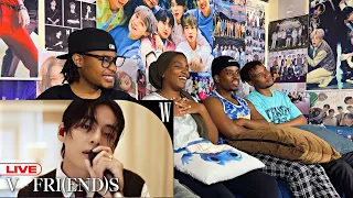 BTS V 'FRI(END)S' LIVE by W Korea (REACTION)