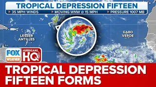 Tropical Depression Fifteen Forms In Atlantic, Soon To Become Tropical Storm Nigel