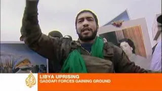 Gaddafi forces gaining ground?