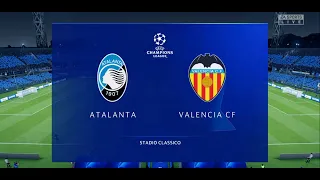 ATALANTA X VALENCIA - OITAVAS DE FINAL DA CHAMPIONS LEAGUE