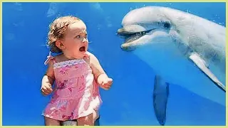 Funny Baby Meet Animals For The First Time || 5-Minute Fails