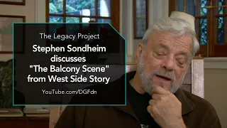 Stephen Sondheim discusses "The Balcony Scene" from West Side Story with Adam Guettel