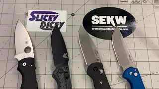 MEGA Battle! Benchmade 560K-1 VS Spyderco Shaman VS Ritter RSK MK1-G2 VS Drop + Ferrum Forge Mordax