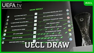 UEFA Europa Conference League knockout round play-off draw