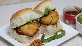 Mumbai famous vada pav recipe | vada pav recipe