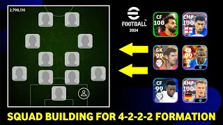 4-2-2-2 Formation Quick Counter Playstyle Guide - How to Build a Squad | eFootball 2024 Mobile