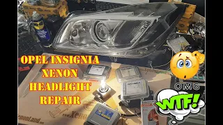 OPEL INSIGNIA ASTRA J XENON HEADLIGHT REPAIR: BALLAST, BULB REPLACEMENT - TROUBLESHOOTING TIPS