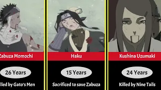 Age of Death of Naruto/Boruto Characters
