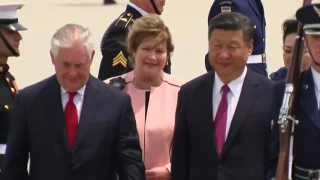 Chinese President Xi Jinping arrives in Florida for first meeting with Trump