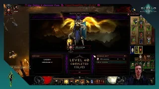 Crusader Solo 40 Greater Rift [Hardcore] [Diablo III] [1080p]