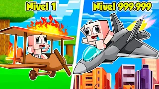 ¡Minecraft PERO podemos COMPRAR AVIONES! ✈️😱 MINECRAFT PERO BEBE NOOB