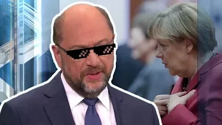 YOUTUBE KACKE: TV Kanzlerduell - Martin Schulz zündet eine Wasserstoffbombe