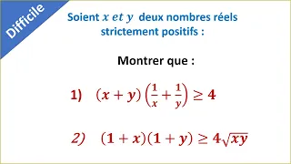 Ex3 Montrer une inégalité, Ordre dans l'ensemble R TRONC COMMUN SCIENTIFIQUE ET TECHNOLOGIQUE