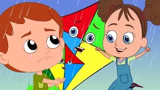 дождь дождь прочь | детские песни | рифмы для детей | Rain Rain Go Away | Nursery Poems For Kids