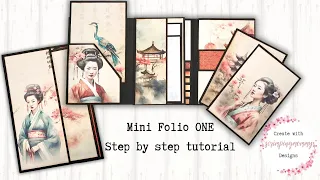 Mini Folio's ONE step by step tutorial
