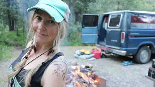 REDNECK VAN LIFE + TROUT for breakfast, ALASKA style