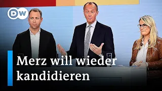 Bewerbung um CDU-Vorsitz: Friedrich Merz will es erneut versuchen | DW Nachrichten