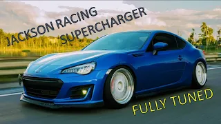 Supercharged BRZ gets street tuned!! CRAZY SOUNDS AND PULLS!!!  -- Boosting the BRZ: Episode 3