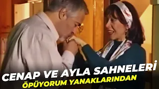 Cenap Bey ve Yürüyen Libido Ayla Hanım Sahneleri "Öpüyorum Yanaklarından" - Bizimkiler