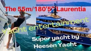 The 55m/180'5" 'Laurentia' motor yacht built by Heesen Yacht | super yacht | yacht tour |