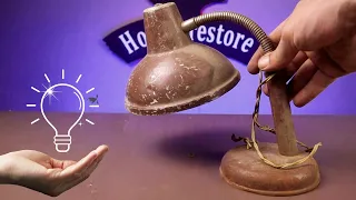 Restoration Of An Old Desk Lamp