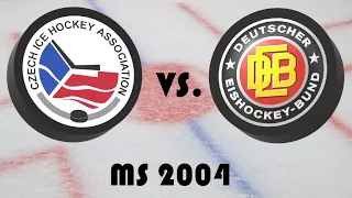 Mistrovství světa v hokeji 2004 - Skupina - Česko - Německo