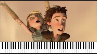How To Train Your Dragon: Romantic Flight - Piano Cover/Music Video (HD)