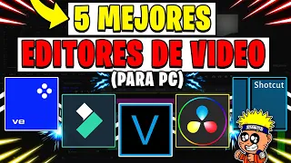 💎 5 MEJORES PROGRAMAS para EDITAR VIDEOS de YOUTUBE 🎥 ( PARA PC ) COMO EDITAR VIDEOS PC | 2024 😍