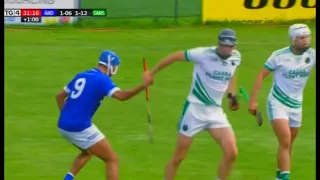 As It Happened - Johnny Glynn Choking Incident - Sarsfields v Ardrahan - 2023 Galway Club Hurling