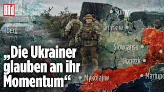 Russen fliehen: Ukraine erobert 6000 Quadratkilometer zurück