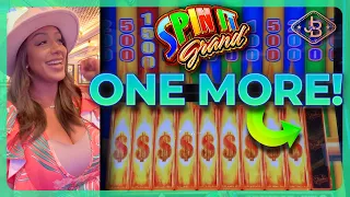 ONE SYMBOL AWAY from $14,000 JACKPOT?! 😱 Spin It Grand Slot Machine INSANE Near-Win!"