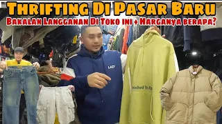 Toko terbaik Harganya Ramah Di Kantong || Thrifting Di Pasar Baru || jaket, Celana Jeans, Hoodie