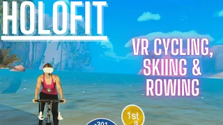 HOLOFIT - VR Cycling, Skiing, Rowing & More! VR Fitness App | Oculus Quest