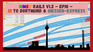 NIMBY Rails v1.2 | Timelapse | Episode 10 | Building S1 in Dusseldorf and StadtExpress to Gießen