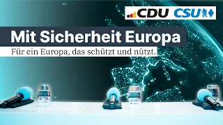 Vorstellung des gemeinsamen Europawahlprogramms von CDU und CSU