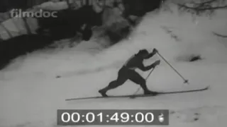 Лыжные гонки. Олимпийские игры 1956. Кортина-д’Ампеццо. 30 км. Мужчины. Документальная съемка